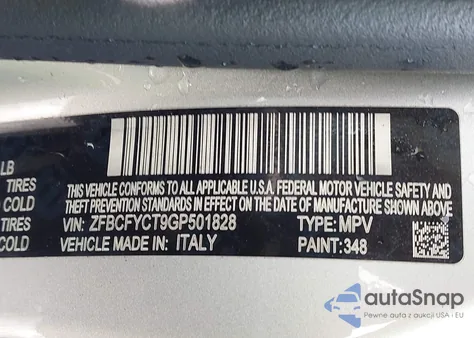 2016 Fiat 500X Trekking из США, поврежденный, VIN ZFBCFYCT9GP501828